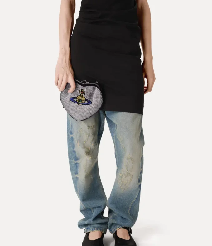 Belle Heart Frame Purse