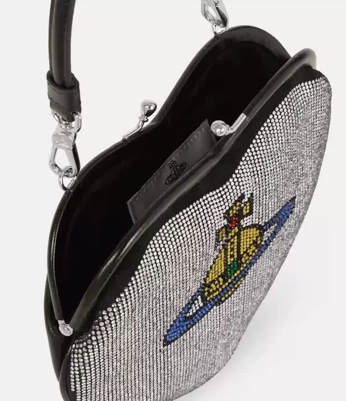 Belle Heart Frame Purse