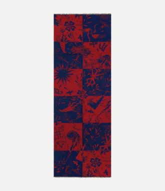 Check board stole Check board stole