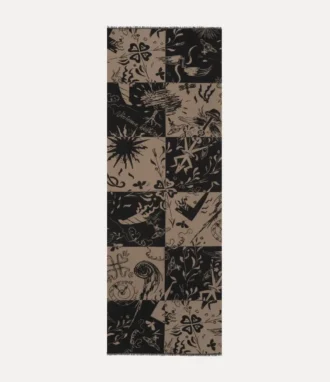 Check board stole Check board stole