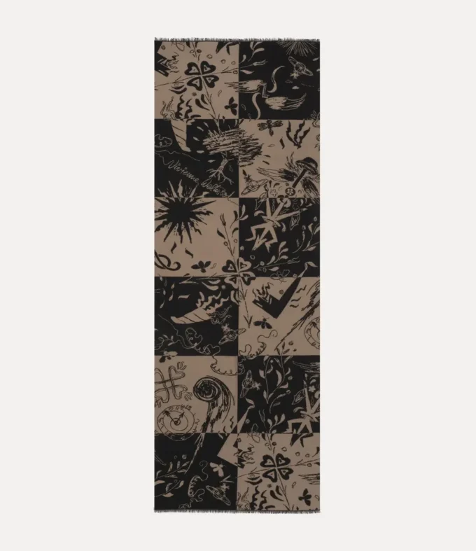 Check board stole Check board stole