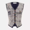 Distressed Tartan Vest Distressed Tartan Vest