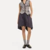 Distressed Tartan Vest Distressed Tartan Vest