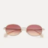 Hardware Orb Oval Sunglasses