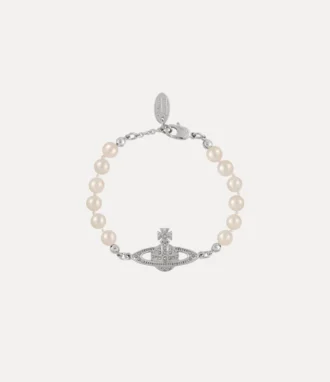 Mini Bas Relief Pearl Bracelet