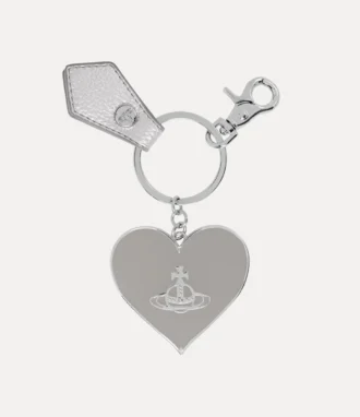 Mirror Heart Orb Keyring