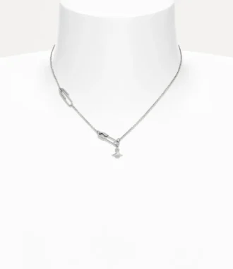 Safety Pin Pendant Necklace