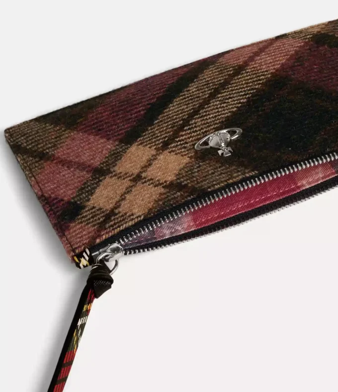 Small Flat Zip Clutch